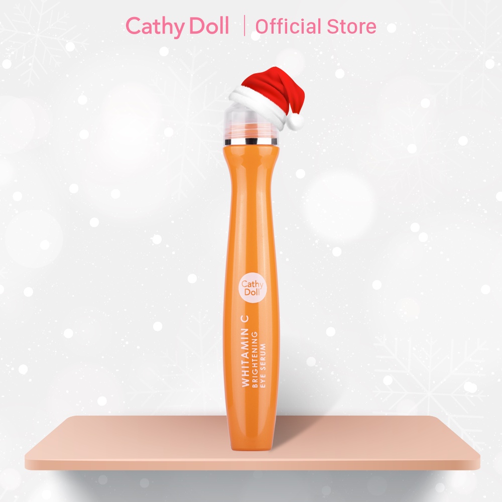 [Mã BMLTA50 giảm 10% đơn 99K] Cây lăn mắt dưỡng trắng da mờ thâm Cathy Doll Whitamin C Brightening Eye Serum 15ml