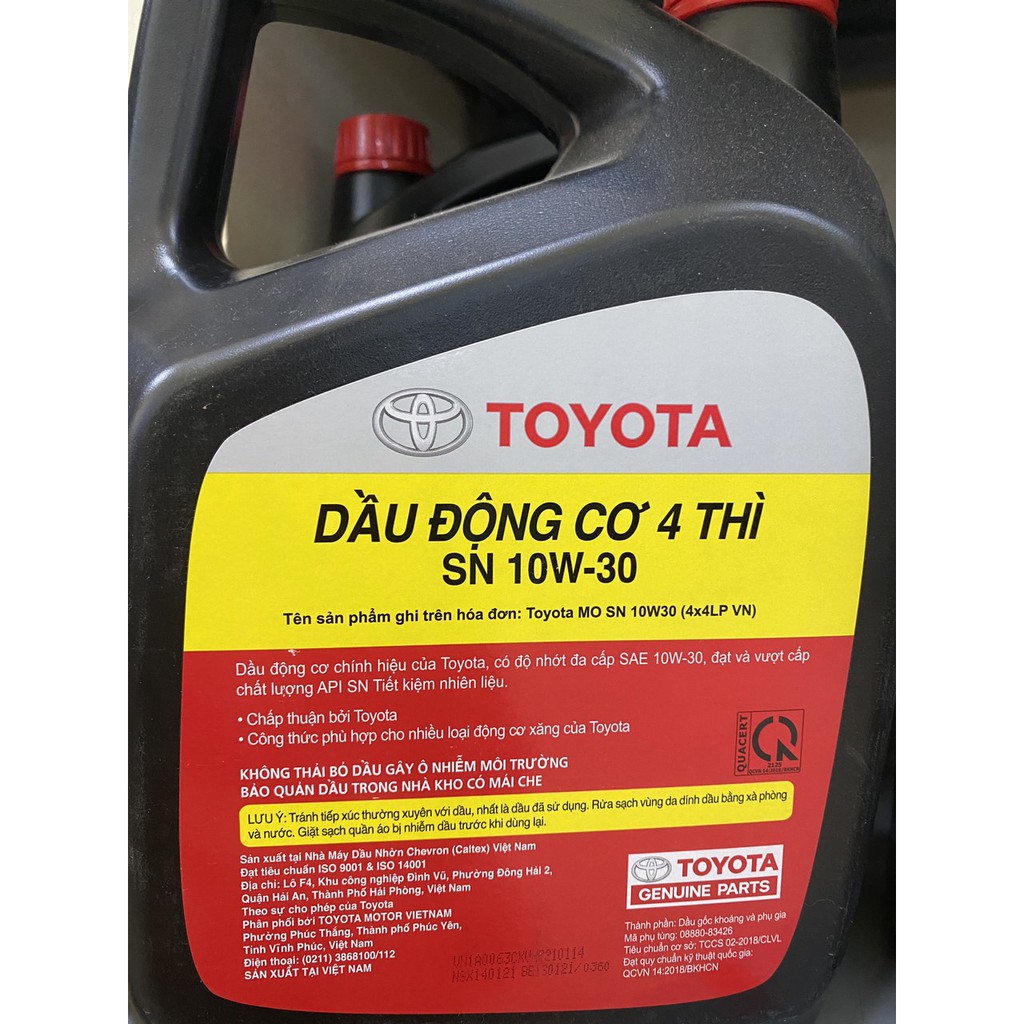 Dâu động cơ 4 thì SN 10W-30