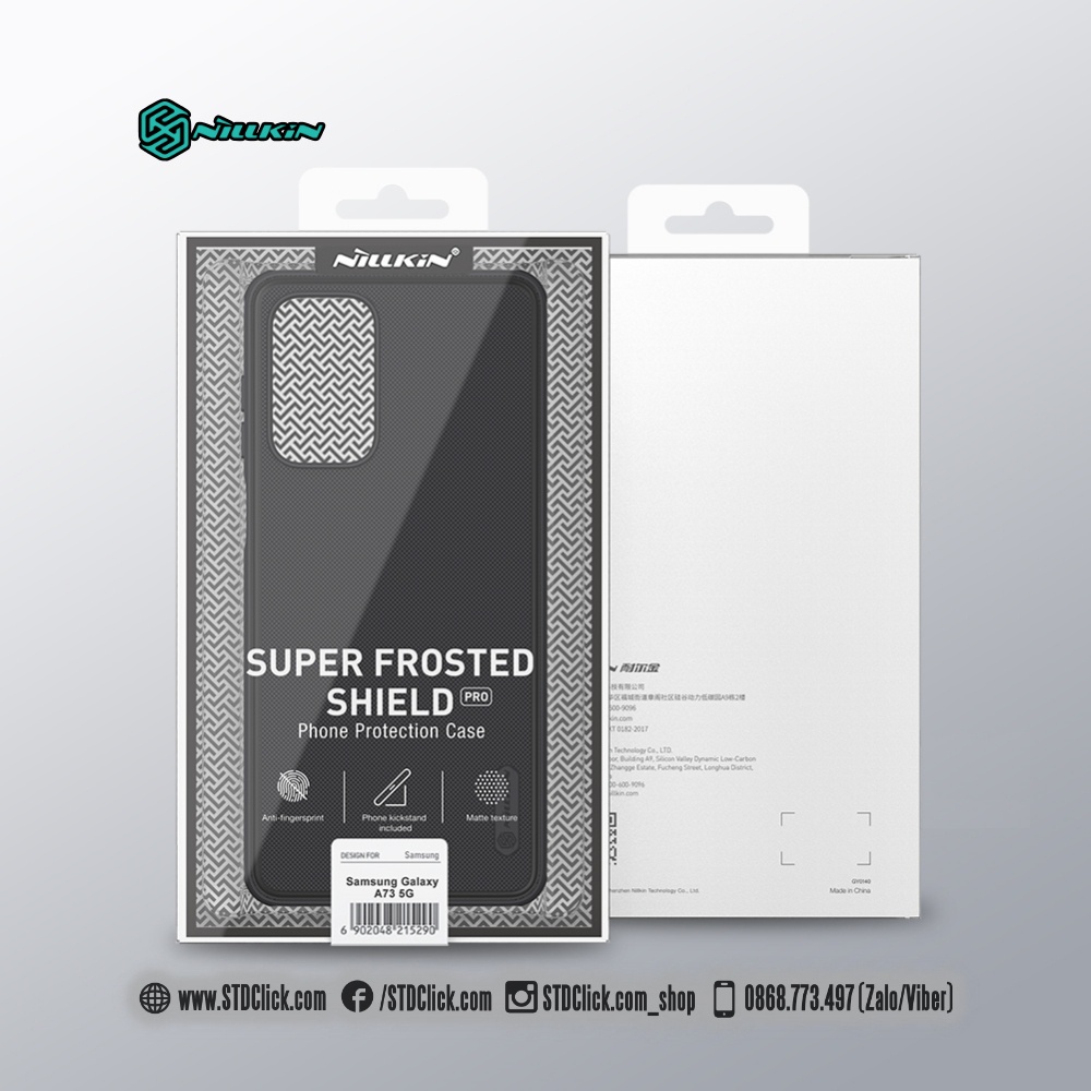 ỐP LƯNG SAMSUNG GALAXY A73 5G NILLKIN NHỰA CỨNG VIỀN DẺO CHÍNH HÃNG