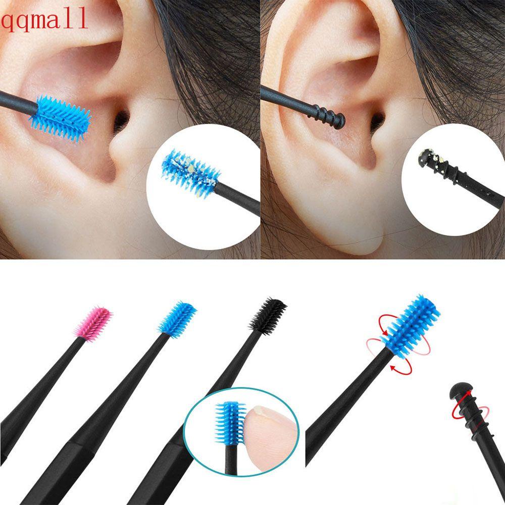 Dụng Cụ Lấy Ráy Tai Bằng Silicone Hai Đầu Chăm Sóc Sức Khỏe Cho Người Lớn
