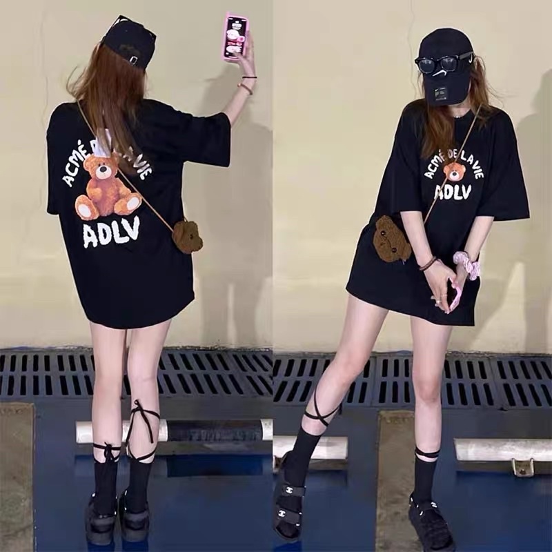ÁO THUN TAY LỠ COTTON ADLV ACMEDELAVIE FORM UNISEX NAM NỮ (kèm ảnh thật)