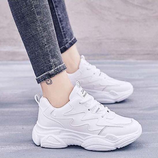 [SIÊU SALE] Giày sneaker nữ cao cấp SF-06 (Trắng)