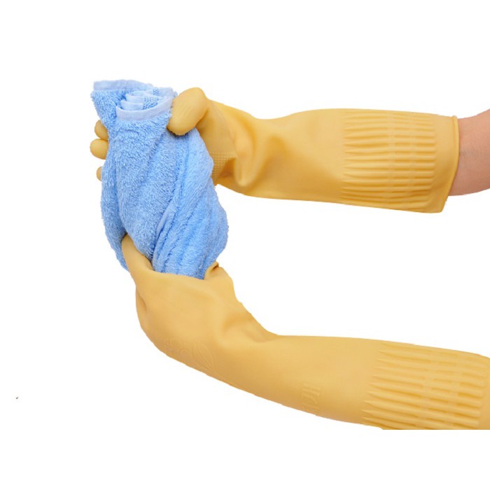 GĂNG TAY CAO SU THIÊN NHIÊN, bao tay bảo vệ da khi rửa chén bát giặt đồ vệ sinh toilet nhà cửa phòng tắm, rubber gloves