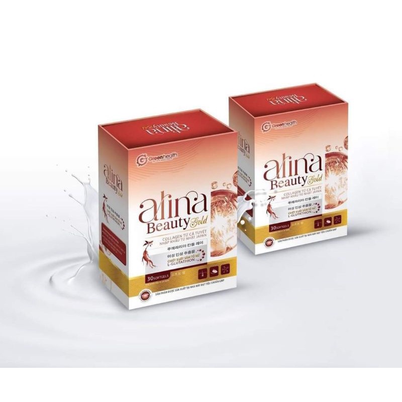 ALINA BEAUTY GOLD - mờ nám, điều chỉnh nội tiết giảm khô hạn