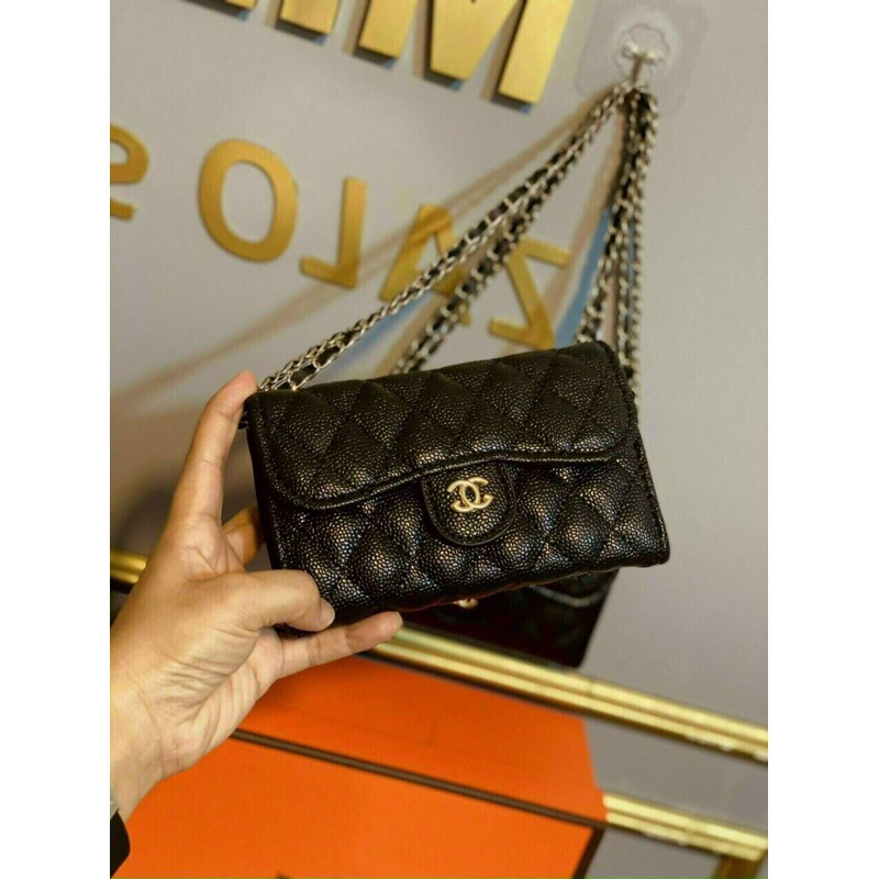 Túi ví đeo chéo nữ đi chơi đẹp da sần HEISE