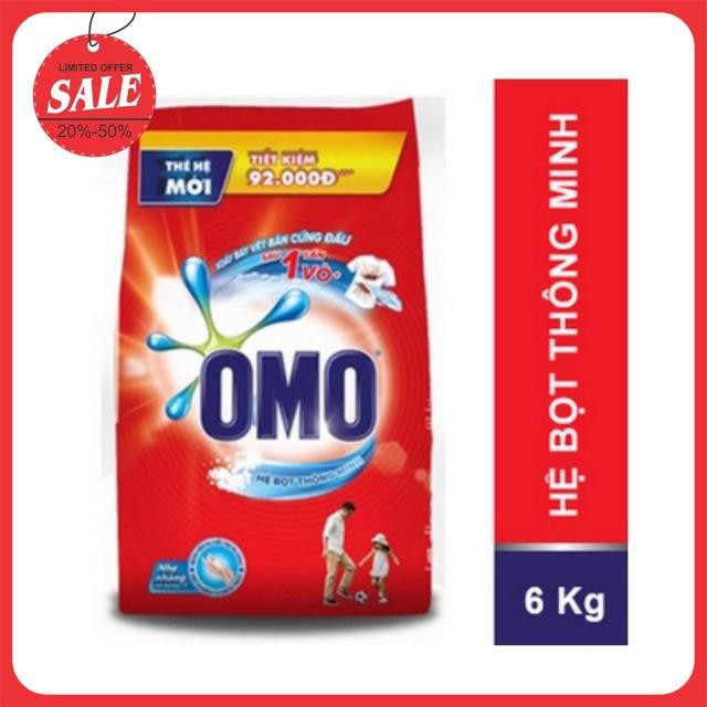 Bột giặt OMO Sạch cực nhanh 6kg