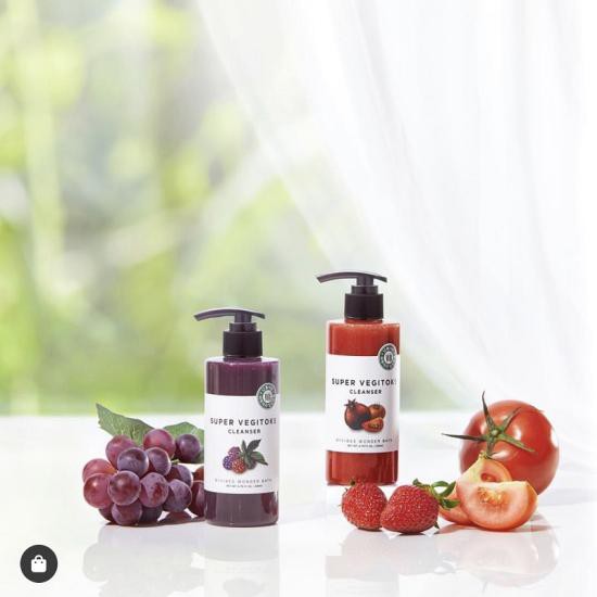 Sữa rửa mặt sủi bọt chiết xuất rau củ 3 in 1 Byvibes Wonder Bath Super Vegitoks Cleanser 300ml