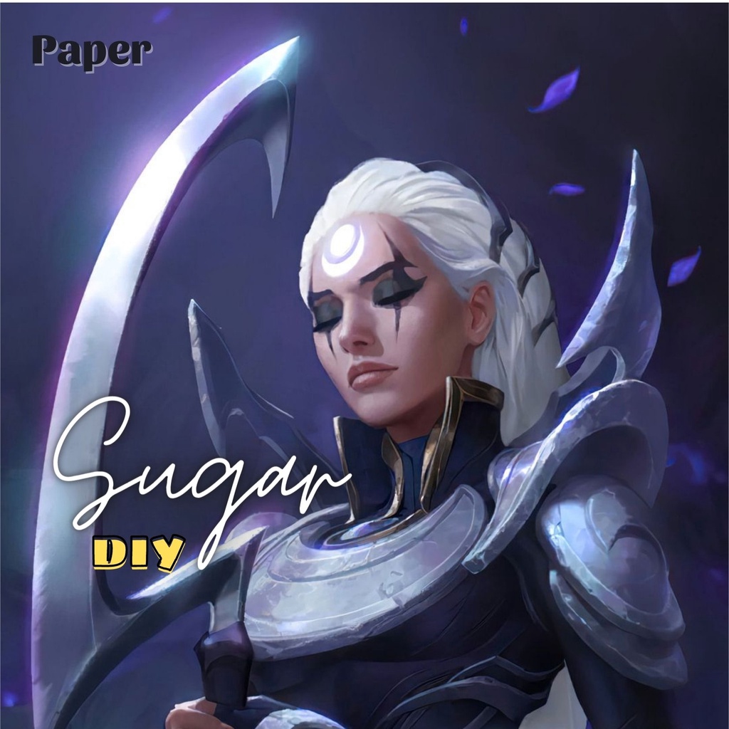 DIANA - Mô hình giấy tự lắp ghép có màu