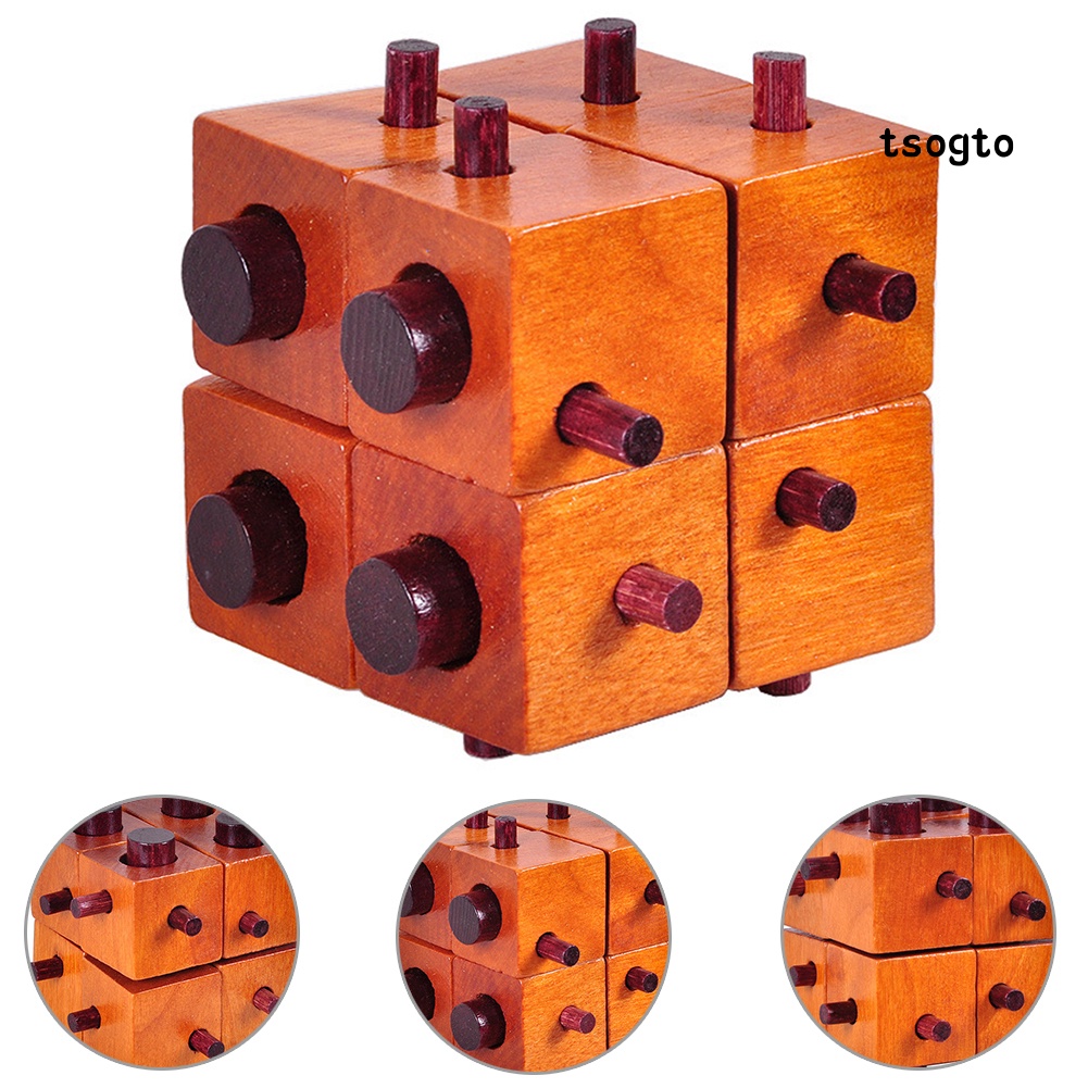Khối Gỗ Đồ Chơi Giải Đố Thú Vị