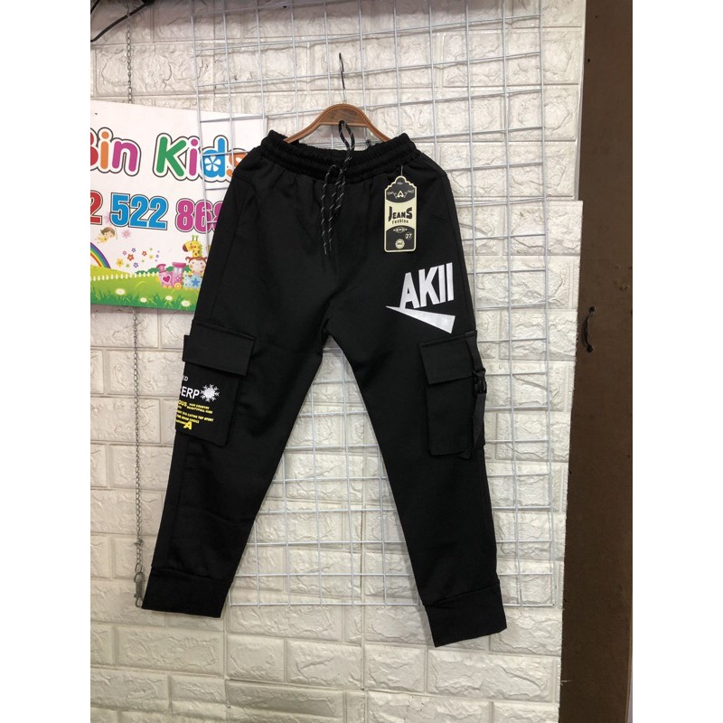 [hàng có sẵn] Quần nỉ bé trai QN11 sz 18-45kg quần túi hôp hiphop cho bé (xấu hoàn hàng) QN04,QN05