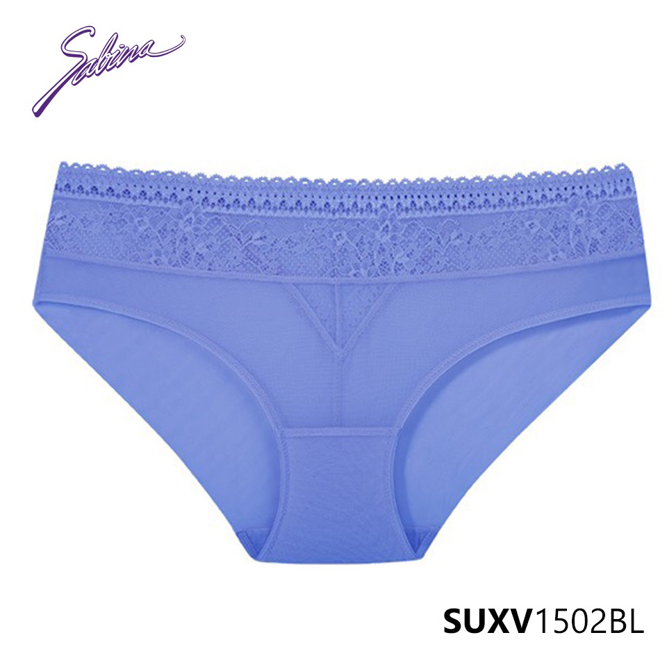 Combo Áo Lót Ren Quyến Rũ Mút Lót Kèm Rời Không Gọng Và Quần Đồng Bộ Màu Xanh Gorgeous By Sabina SLXV1502BL+SUXV1502BL | BigBuy360 - bigbuy360.vn