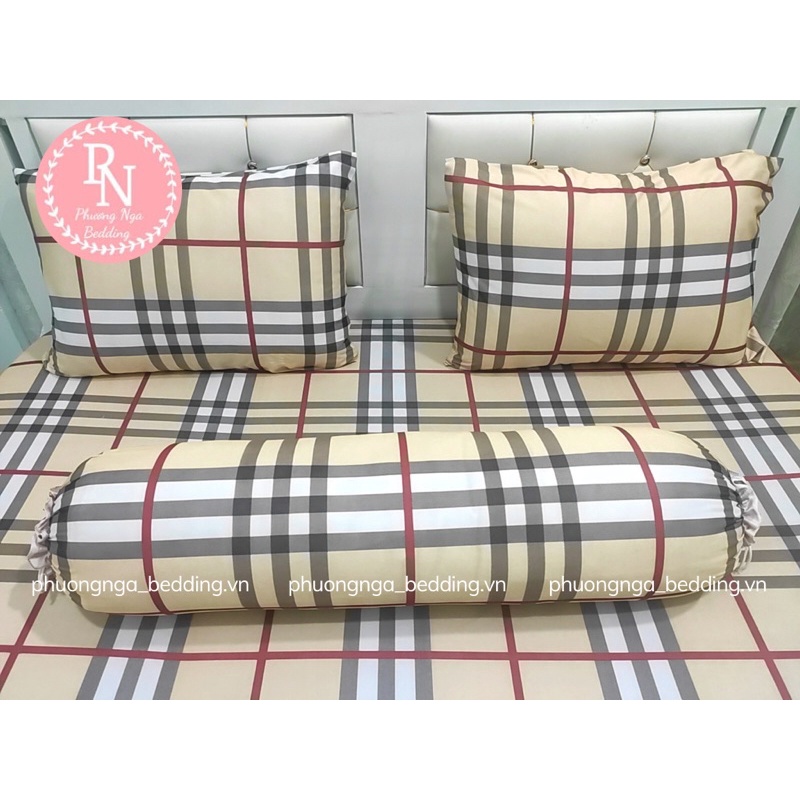 BỘ GA + ÁO GỐI THUN LẠNH VIỆT NAM đủ kích thước( 1 ga bọc+ 2 áo nằm + 1 áo ôm) | BigBuy360 - bigbuy360.vn