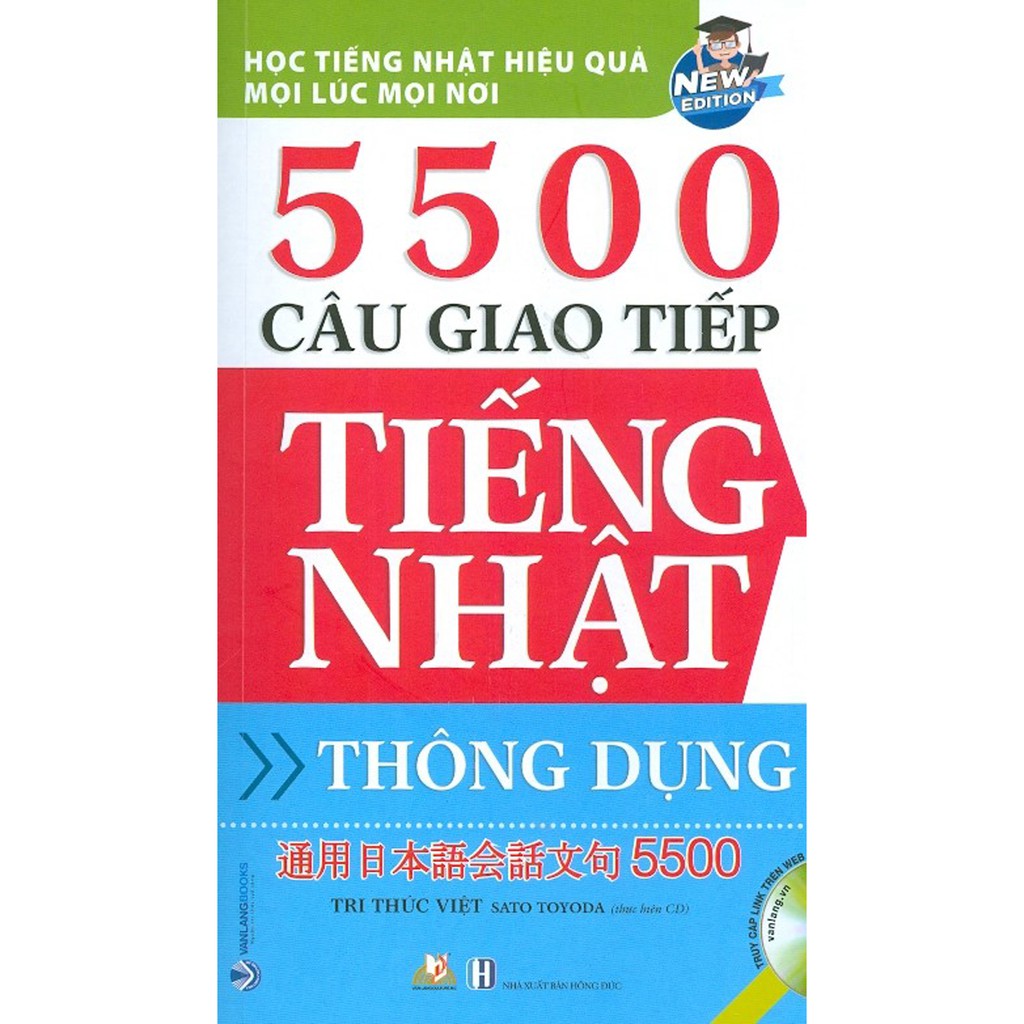 Sách - Học Tiếng Nhật Hiệu Quả Mọi Lúc Mọi Nơi - 5500 Câu Giao Tiếp Tiếng Nhật Thông Dụng