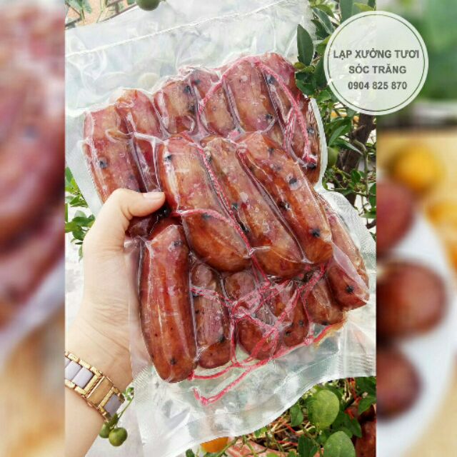 HỘP LẠP XƯỞNG SÓC TRĂNG - Loại khô 80-85% nạc- hinh that- 800gr