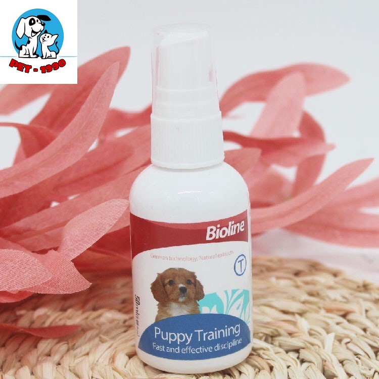 Dung Dịch BIOLINE PUPPY TRAINING 50ml Xịt Hướng Dẫn Chó Mèo Đi Vệ Sinh Đúng Chỗ