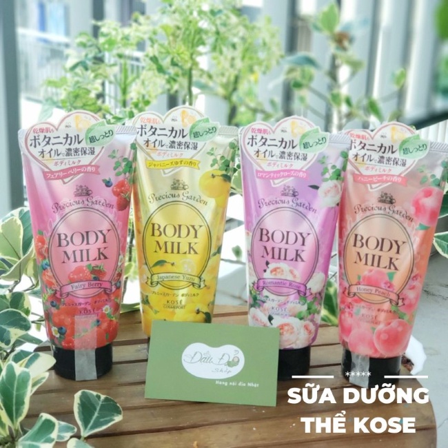 Sữa Kose Precious Garden dưỡng ẩm cho da 200g - Hàng nội địa Nhật