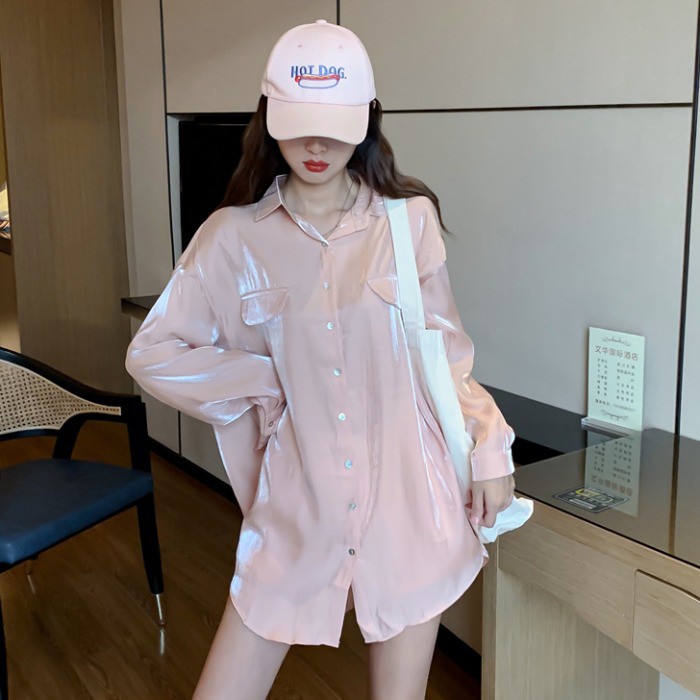 ÁO SƠ MI NỮ DÀI TAY FORM RỘNG ULZZANG - EMILYSHOP