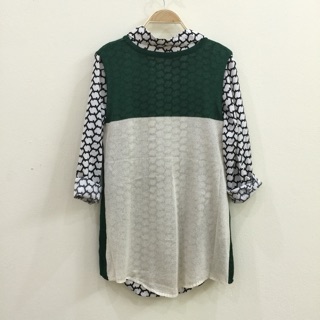 Combo áo sơmi gile len lưới