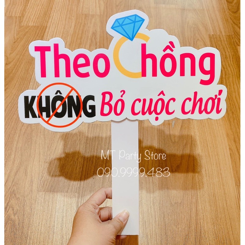 Hashtag cưới 01 - Phụ kiện chụp ảnh cầm tay