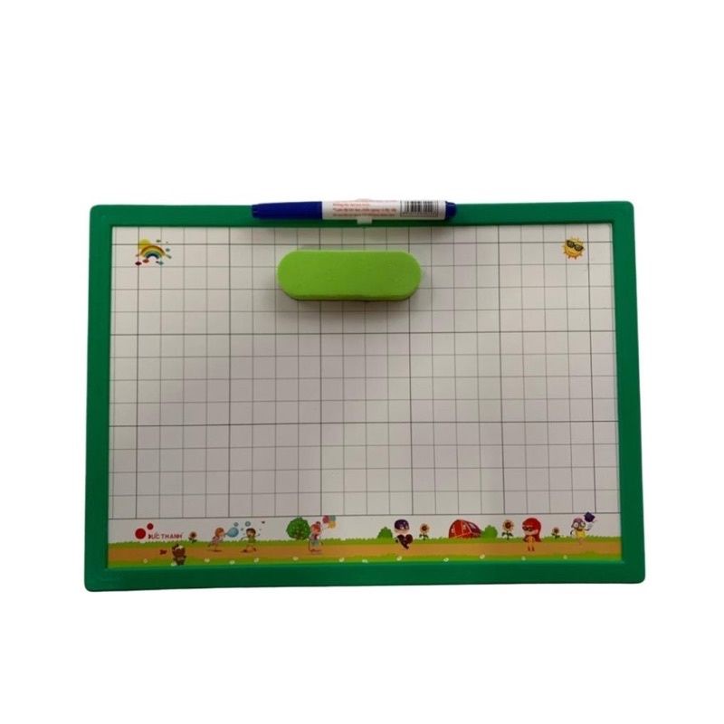 Bảng bộ học sinh F4 hai mặt Đức Thanh 25×35cm tặng kèm bút và lau bảng