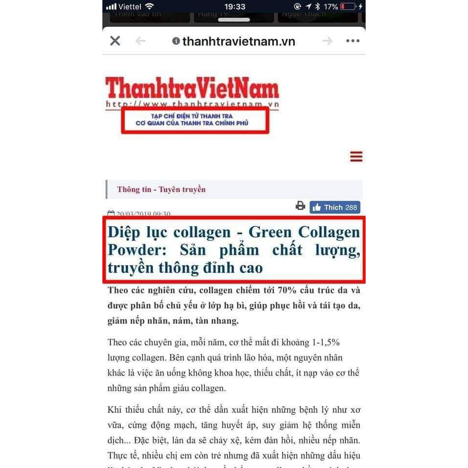 [FREE SHIP] Diệp lục collagen powder hộp 30 gói [CAM KẾT CHÍNH HÃNG] | BigBuy360 - bigbuy360.vn