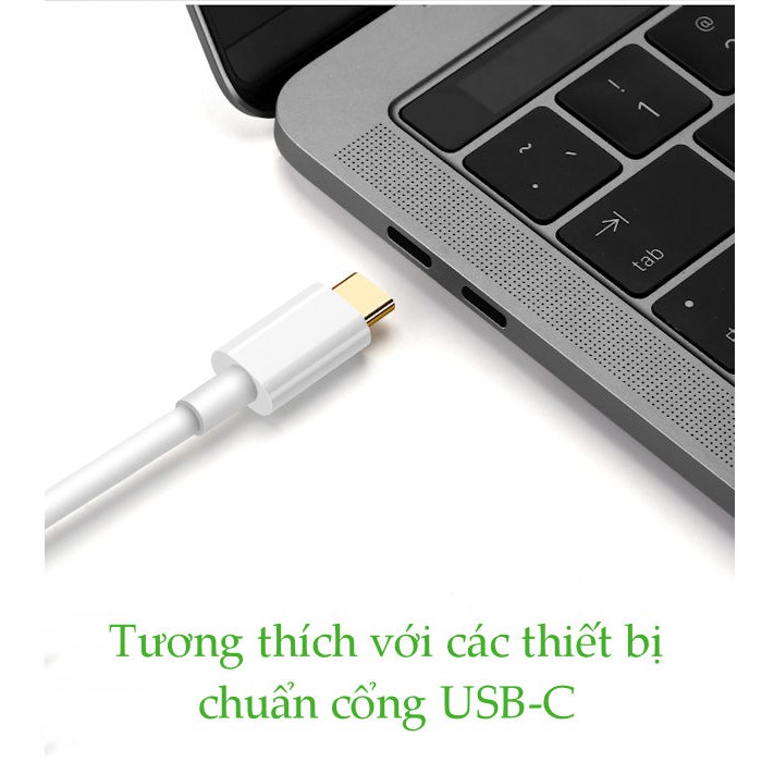 Bộ chuyển đổi USB-C sang VGA dài 10CM UGREEN CM140