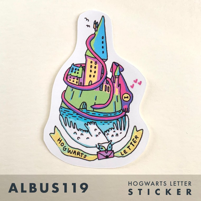 Hình dán Hogwarts Letter Sticker | albus119