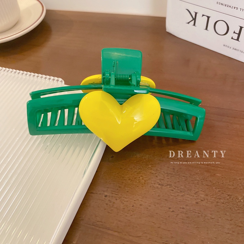 Kẹp Tóc Hình Trái Tim Đơn Giản Thời Trang Hàn Quốc Cho Nữ