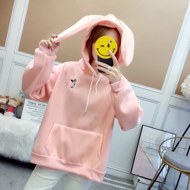 Áo hoodie tai thỏ - phom 35-55kg | BigBuy360 - bigbuy360.vn
