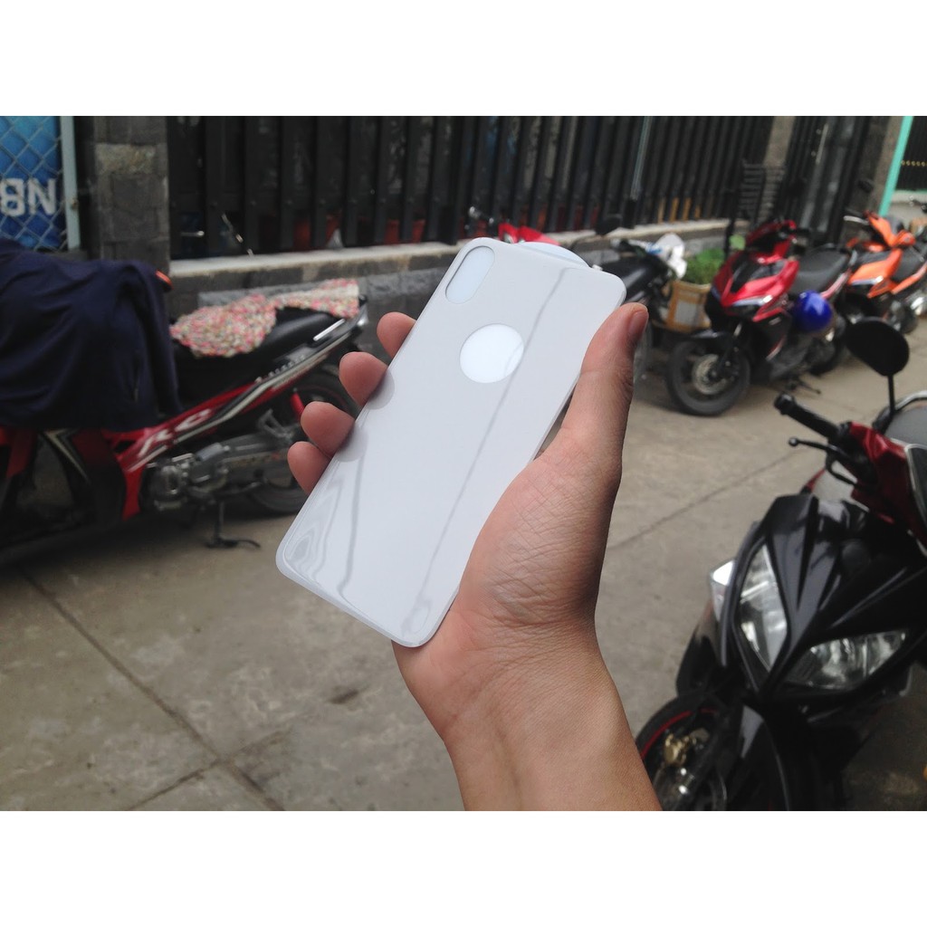 Kính cường lực full mặt sau iPhone X/iPhone 10 cao cấp