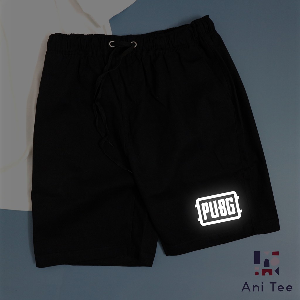 [UNISEX] COMBO ÁO THUN COTTON +SHORT KAKI PUBG CẦM CHẢO VÀNG