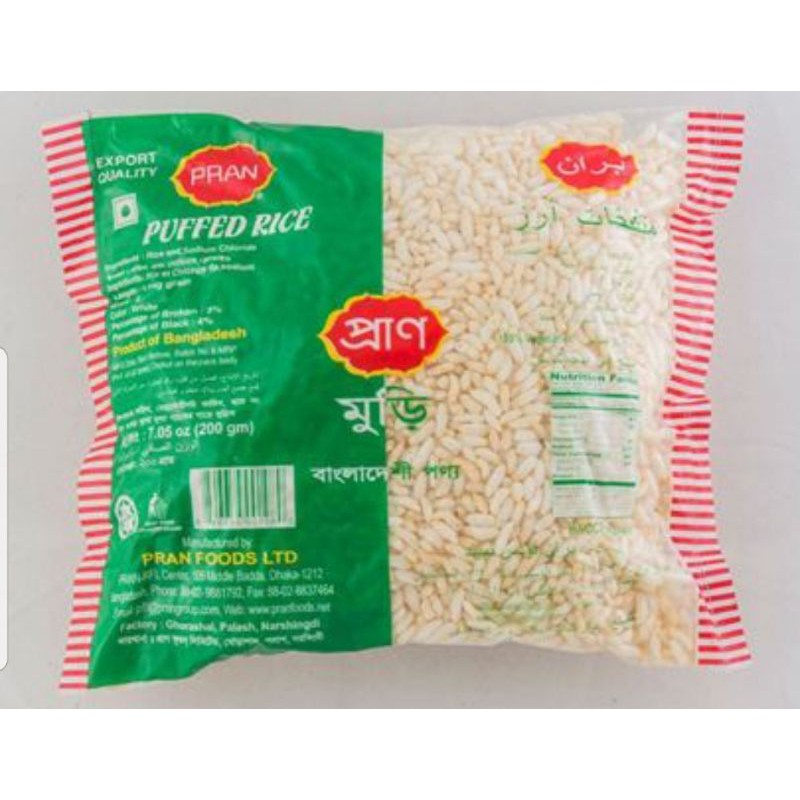 Gạo nổ Puffed rice 200gm Ấn Độ