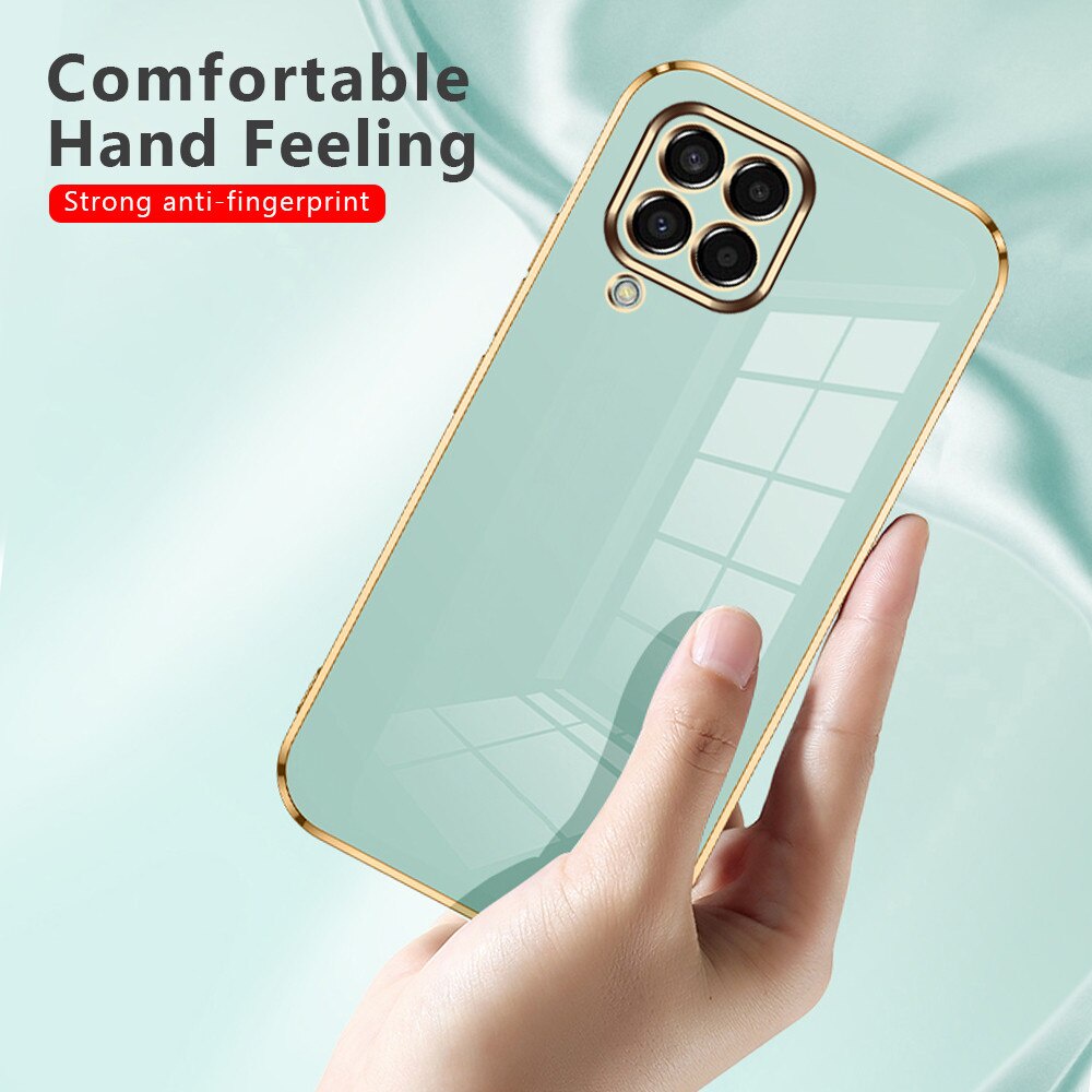 Ốp Điện Thoại Silicon Chống Sốc Mạ Viền Cho Samsung Galaxy M33 5G 2022 6.6" Sumsung M