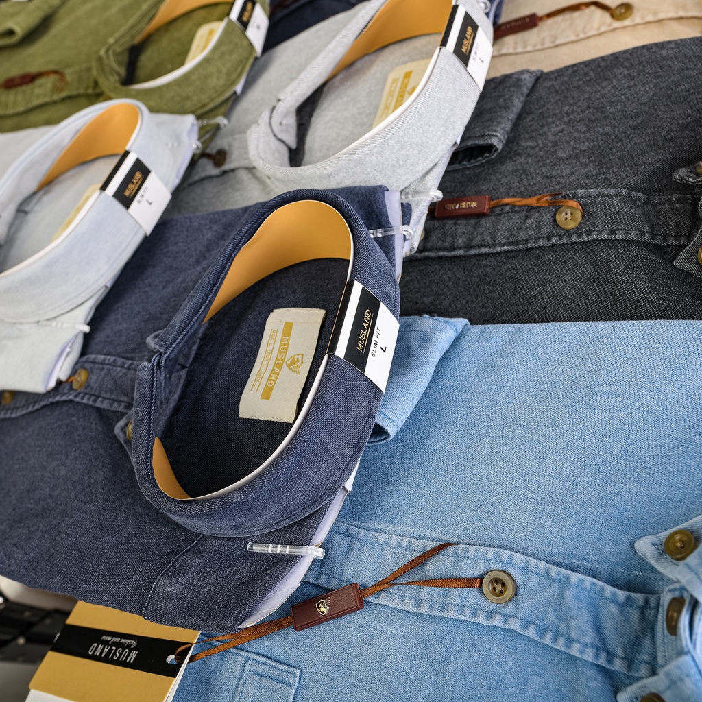 Áo sơmi Denim Musland chất denim shop bán làm bao khách hàng mê mẫn ❤️ ❤️ SMML1i ❤️