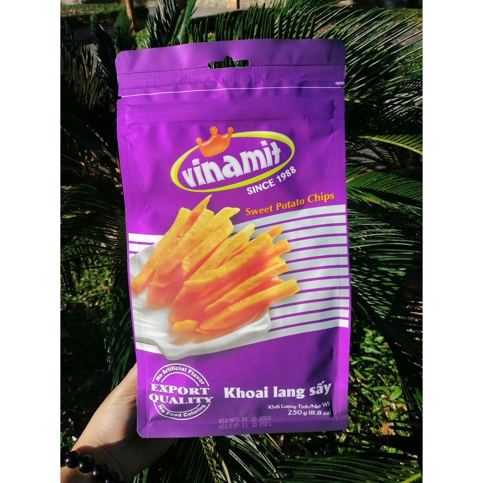 Khoai lang sấy Vinamit 250g khoai lang giòn hương vị tự nhiên