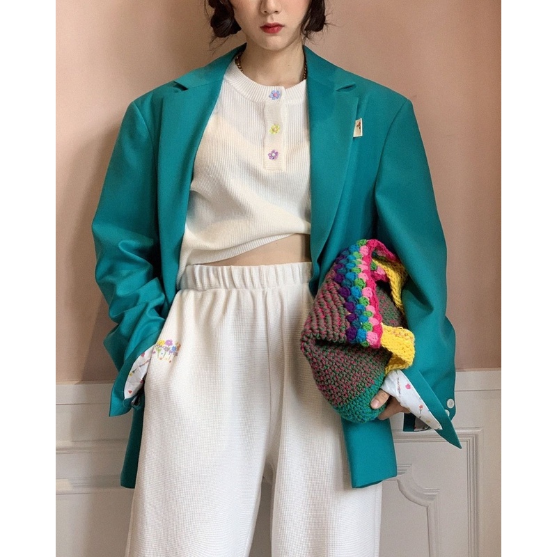 Áo Sweater dài tay thiết kế mỏng thời trang mùa xuân đơn giản cho nữ