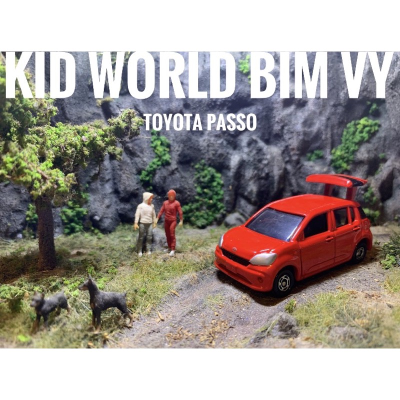 Xe mô hình Tomica Toyota Passo. MS: 156. Tỷ lệ 1:57.