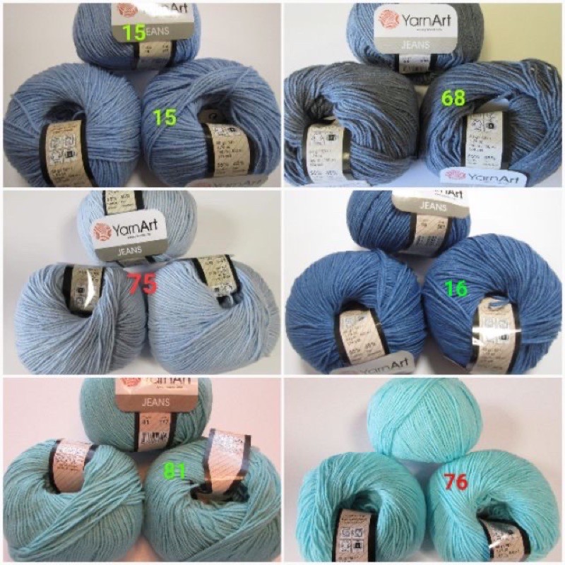 Len Jeans Art cuộn 50gr
