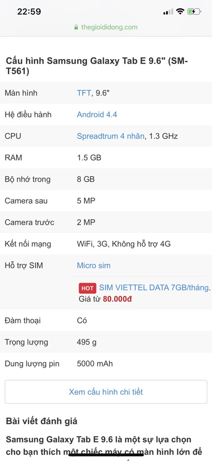 Máy Tính Bảng Samsung Tab E. Máy cũ chính hãng đẹp 90% | BigBuy360 - bigbuy360.vn