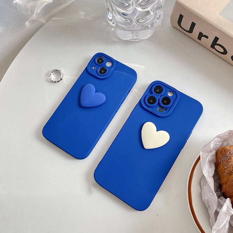 Ốp Điện Thoại Silicon Mềm Bảo Vệ Camera Chống Sốc Họa Tiết Trái Tim Dành Cho iPhone 11 Pro Max X XR XS Max