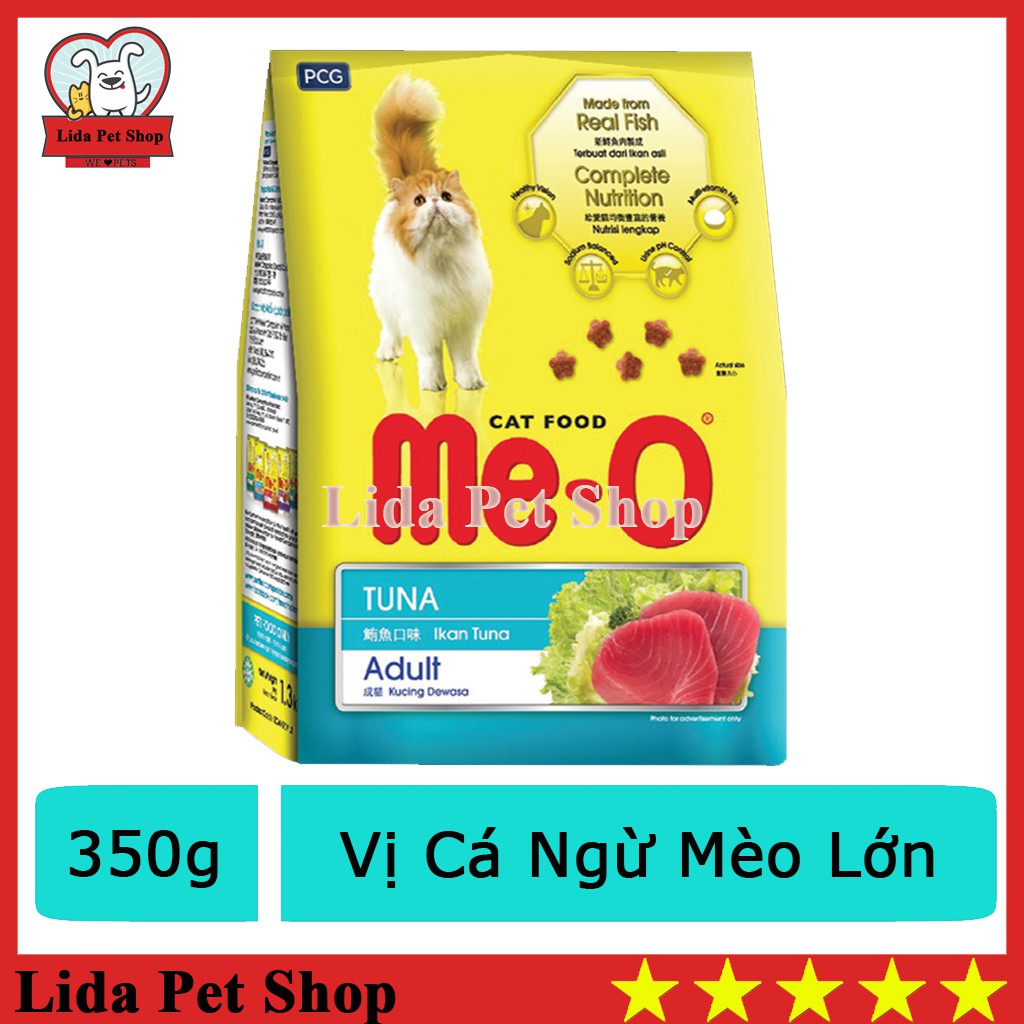 Thức ăn hạt cho mèo lớn Me-O Adult 350g - Lida Pet Shop