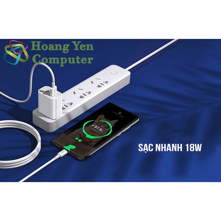 Cốc Sạc Nhanh Remax RP-U68 - Sạc Nhanh QC3.0 18W, PD20W - Chính Hãng BH 12 Tháng - Hoàng Yến Computer