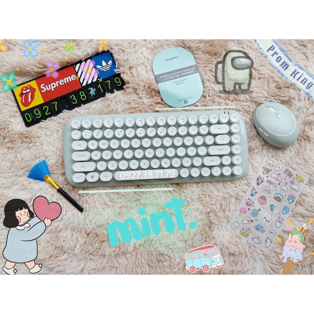 (CÓ SẴN) Bộ Chuột và Bàn Phím Không Dây MOFii Candy S - Hàng Chính Hãng - Dùng cho PC, máy tính bàn, laptop, tivi .... | BigBuy360 - bigbuy360.vn
