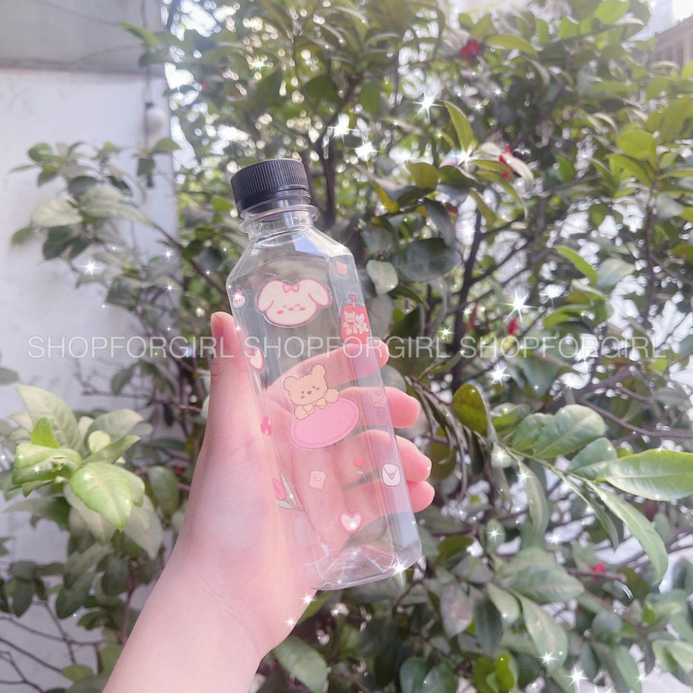 Chai nhựa vuông nắp đen 350ml ( không kèm stick)- shopforgirl -BAOTRIETLE | BigBuy360 - bigbuy360.vn