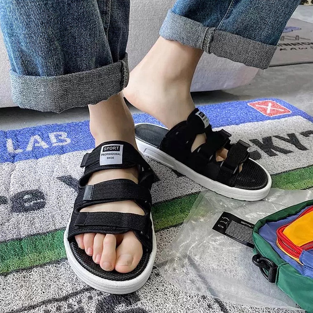 Dép sandal quai hậu nam nữ học sinh unisex SPORT thời trang ulzzang Hàn Quốc đi cực êm chân (quai hậu tháo được) TH-72
