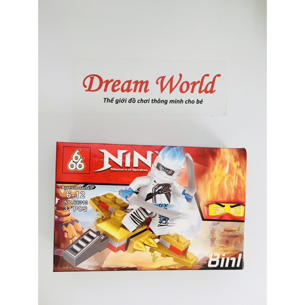 Bộ Đồ Chơi Lego Xếp Hình Lego Ninja Cho Bé Ninjago Nhựa ABS An Toàn (Cỡ nhỏ khoảng 40 pcs ++) - Dreamworld