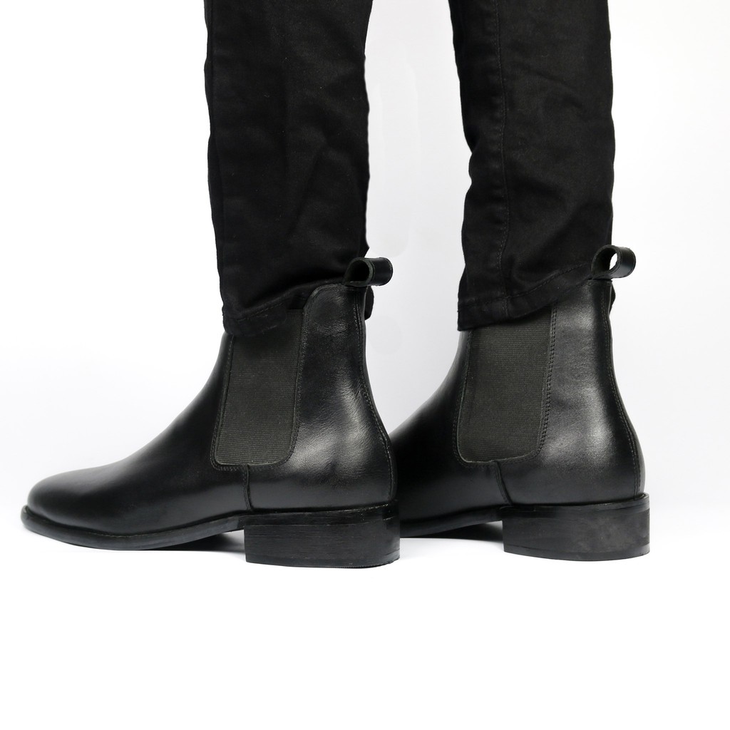 Chelsea Boots chất liệu da bò kiểu dáng cổ điển thời trang phong cách thanh lịch | BigBuy360 - bigbuy360.vn