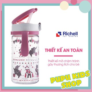 Cốc ống hút Richell Nhật Bản 320ml