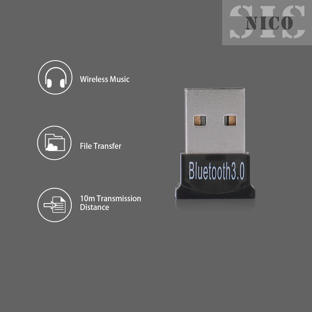 Usb Dongle Bt3.0 + Edr Cho Windows Xp / 7 / 8 / 10 / Vista Đen | BigBuy360 - bigbuy360.vn