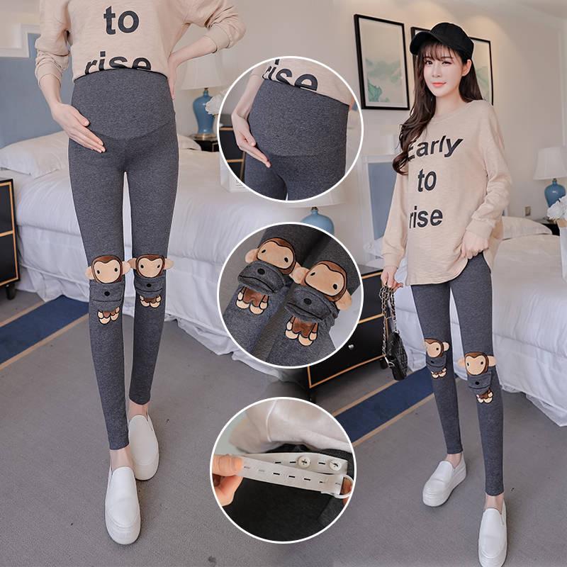 Quần legging vải thun co giãn thoải mái cho phụ nữ mang thai